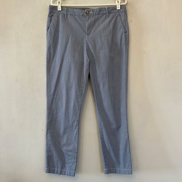 Tommy Hilfiger blue white striped chinos Size 10 EUC - Picture 1 of 7